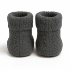 Bottillons en laine de mouton gris