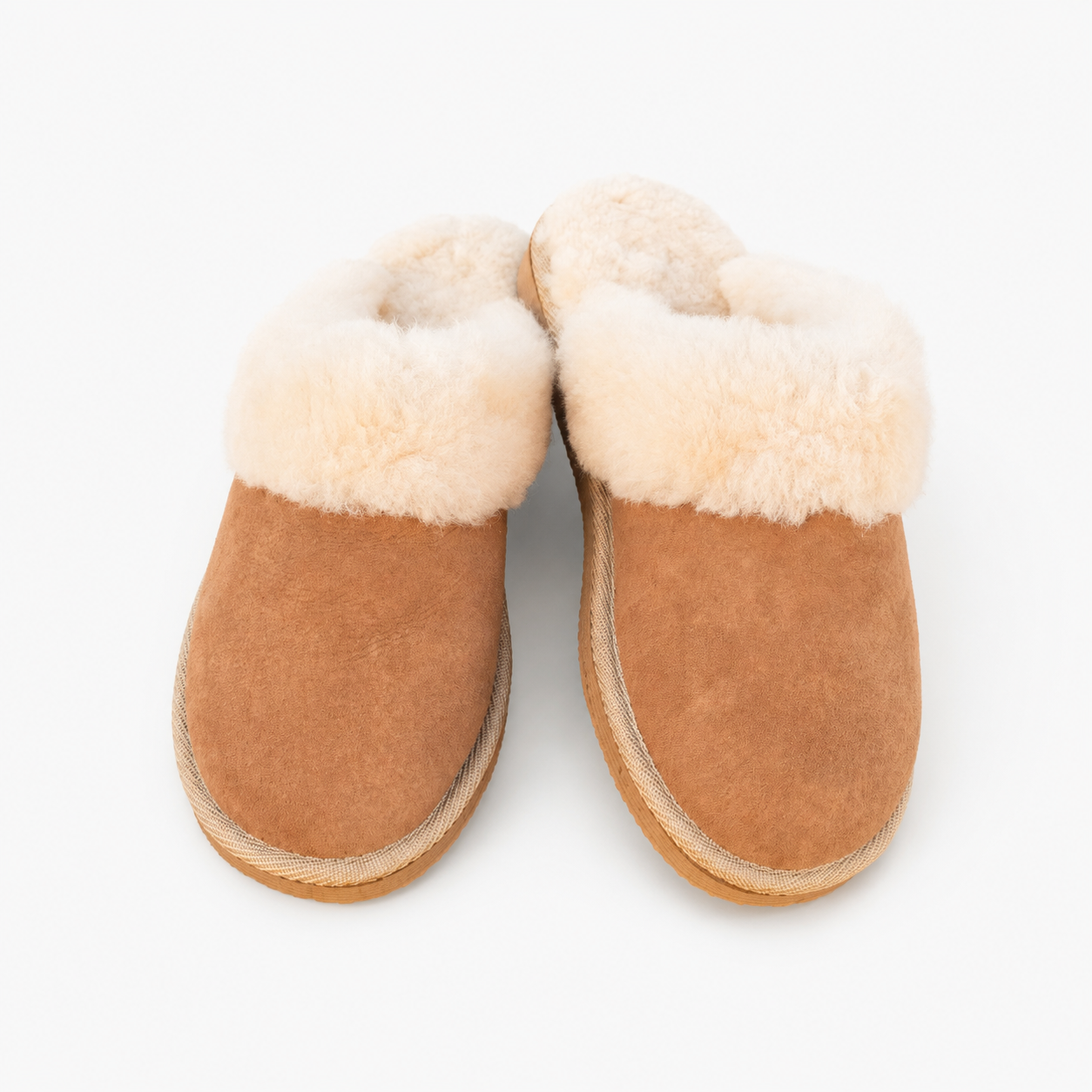 Chaussons femme en peau de mouton retournée
