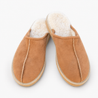Chaussons homme en peau de mouton retournée